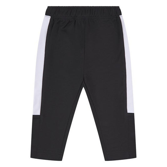 Black-White - Front - Larkwood Baby Contrast Tracksuit Bottoms