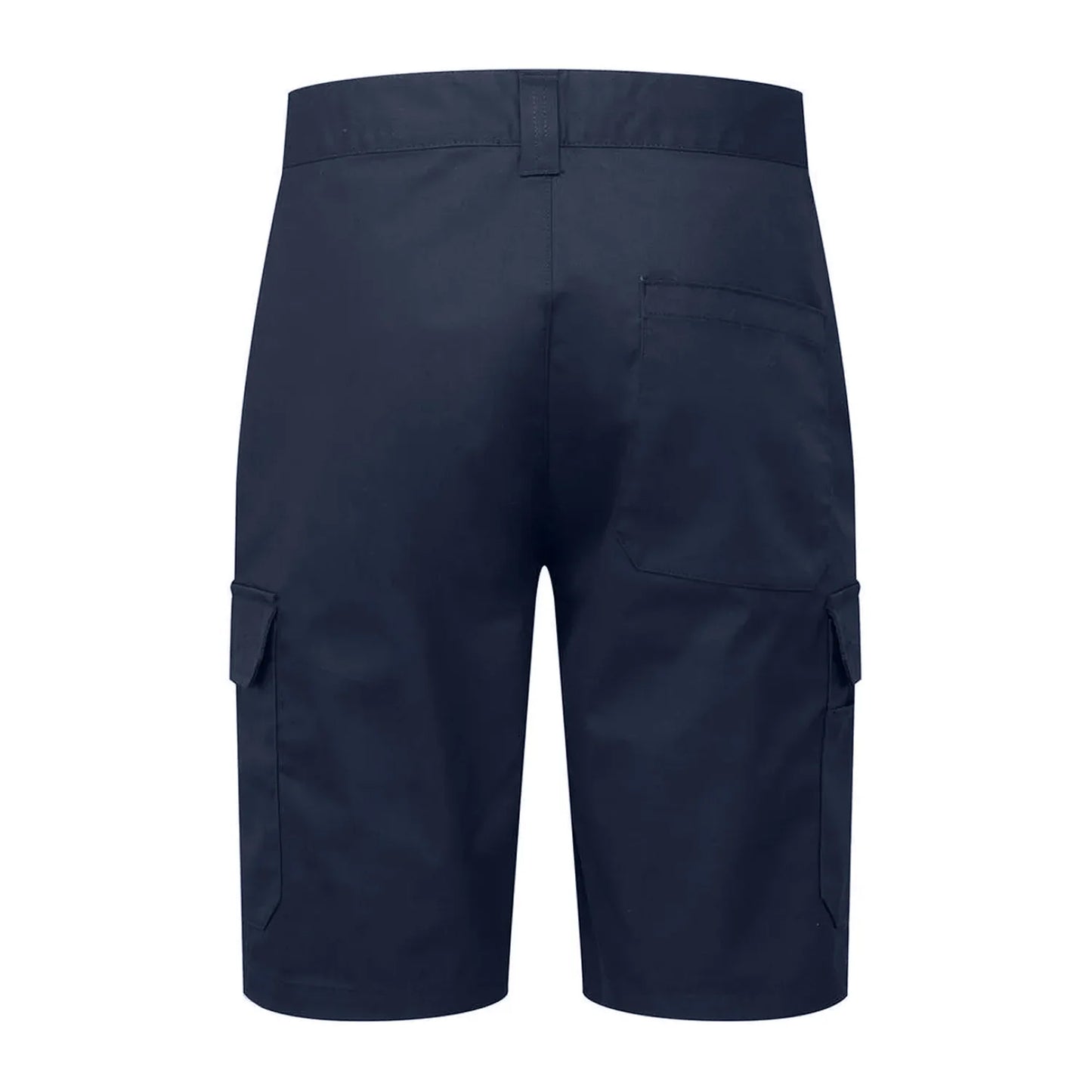Navy - Back - Premier Mens Work Cargo Shorts