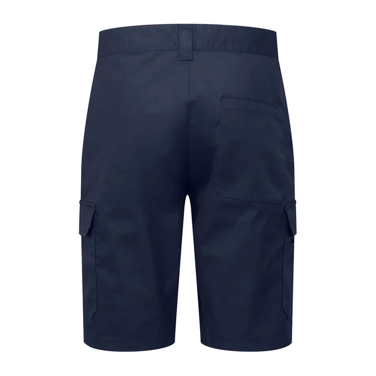 Navy - Back - Premier Mens Work Cargo Shorts