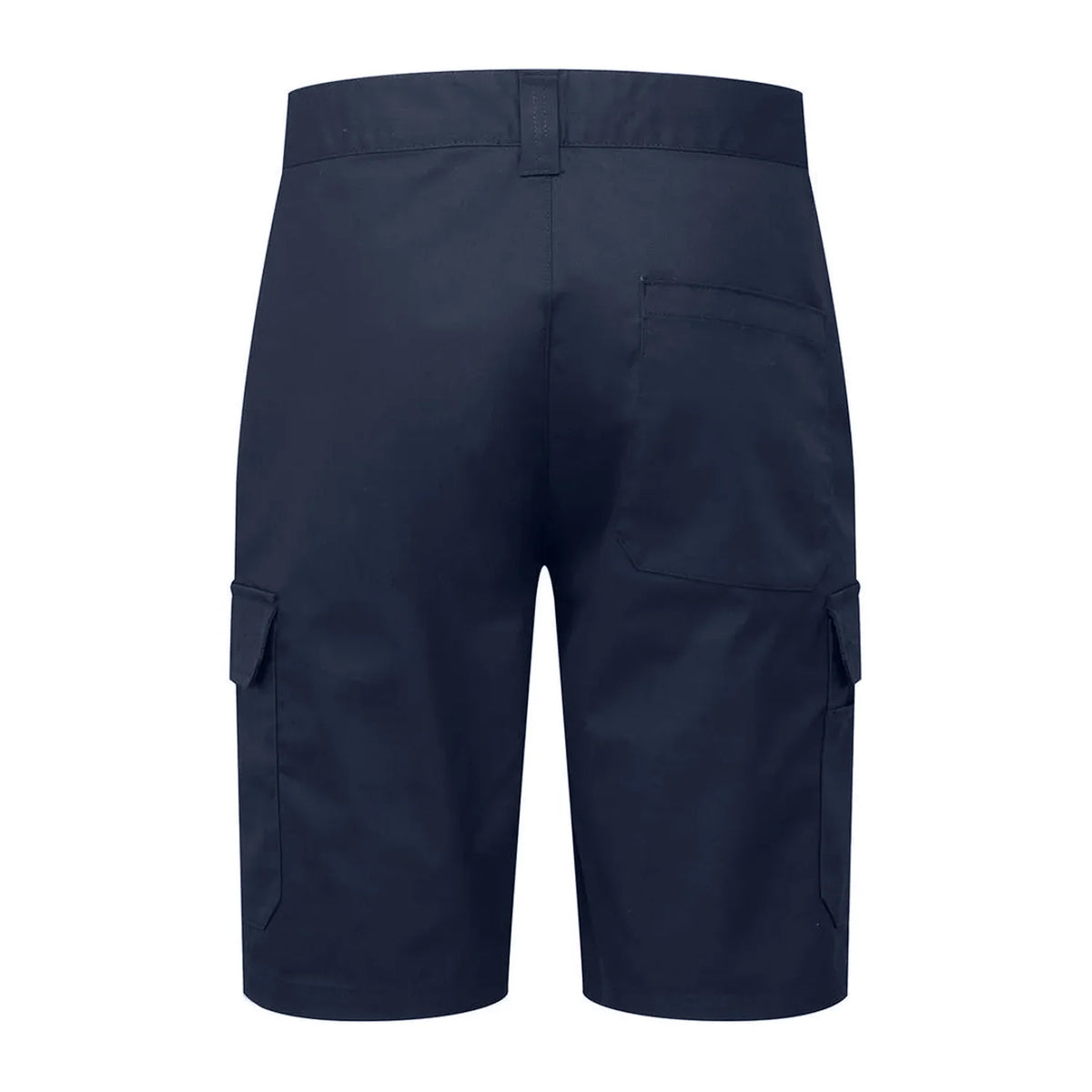 Navy - Back - Premier Mens Work Cargo Shorts