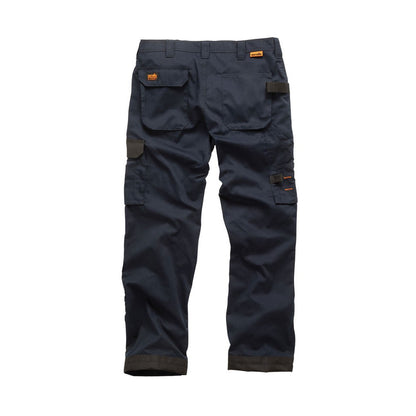 Navy - Back - Scruffs Mens Work Trousers