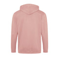 Dusty Pink - Back - Awdis Mens Full Zip Hoodie