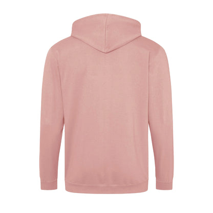 Dusty Pink - Back - Awdis Mens Full Zip Hoodie