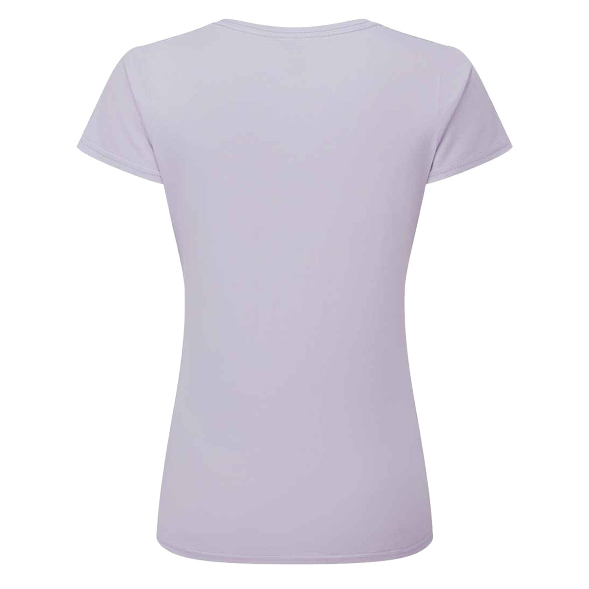 Soft Lavender - Back - Fruit of the Loom Womens-Ladies Premium Ringspun Cotton Lady Fit T-Shirt