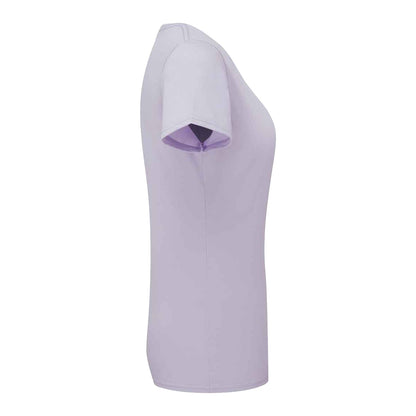 Soft Lavender - Side - Fruit Of The Loom Womens-Ladies Premium Ringspun Cotton Lady Fit T-Shirt