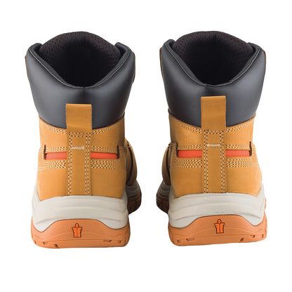 Tan - Side - Scruffs Mens Ridge Leather Safety Boots