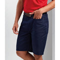 Navy - Back - Premier Mens Performance Chino Shorts