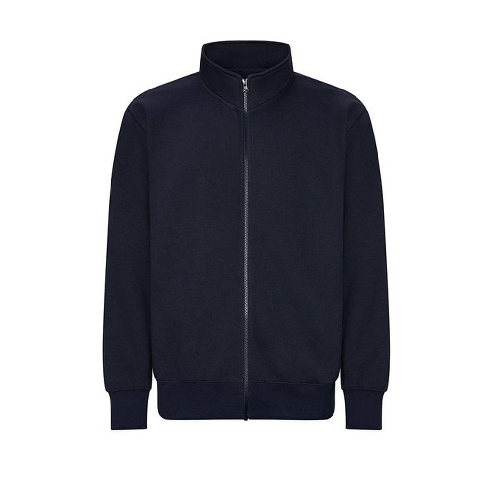 New French Navy - Front - Awdis Unisex Adult Campus Full Zip Sweatshirt