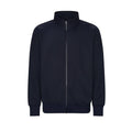 New French Navy - Front - Awdis Unisex Adult Campus Full Zip Sweatshirt