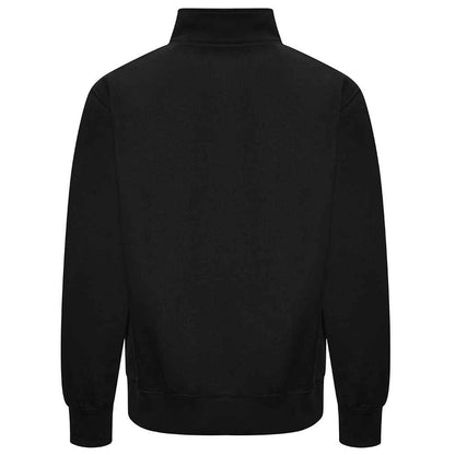 Deep Black - Back - Awdis Unisex Adult Campus Full Zip Sweatshirt