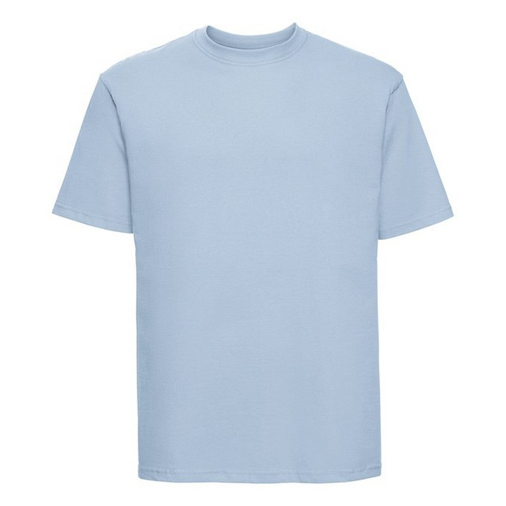 Mineral Blue - Front - Russell Mens Classic Ringspun Cotton T-Shirt