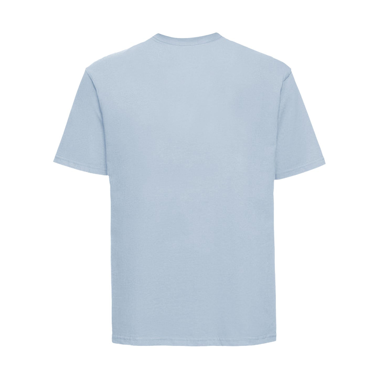 Mineral Blue - Back - Russell Mens Classic Ringspun Cotton T-Shirt