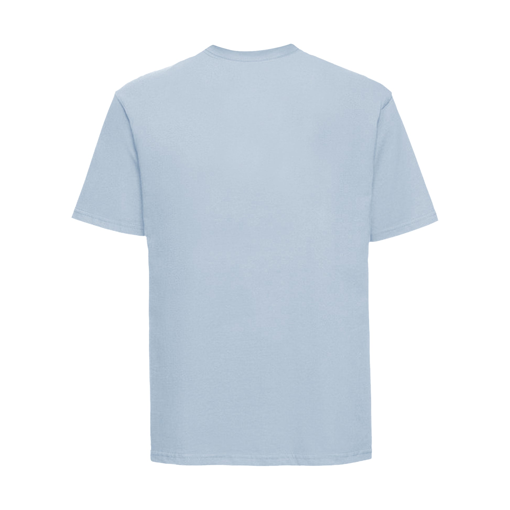 Mineral Blue - Back - Russell Mens Classic Ringspun Cotton T-Shirt