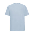 Mineral Blue - Back - Russell Mens Classic Ringspun Cotton T-Shirt