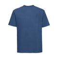 Indigo Blue - Back - Russell Mens Classic Ringspun Cotton T-Shirt