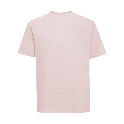 Powder Rose - Back - Russell Mens Classic Ringspun Cotton T-Shirt