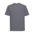 Convoy Grey - Back - Russell Mens Classic Ringspun Cotton T-Shirt