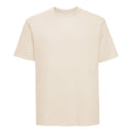 Natural - Front - Russell Mens Classic Ringspun Cotton T-Shirt
