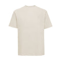 Natural - Back - Russell Mens Classic Ringspun Cotton T-Shirt
