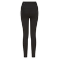 Black - Back - Finden & Hales Womens-Ladies Team Leggings