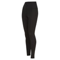 Black - Side - Finden & Hales Womens-Ladies Team Leggings