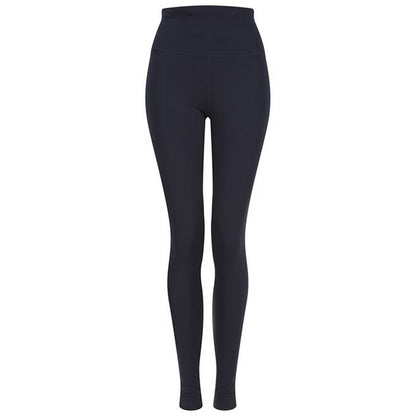 Navy - Front - Finden & Hales Womens-Ladies Team Leggings