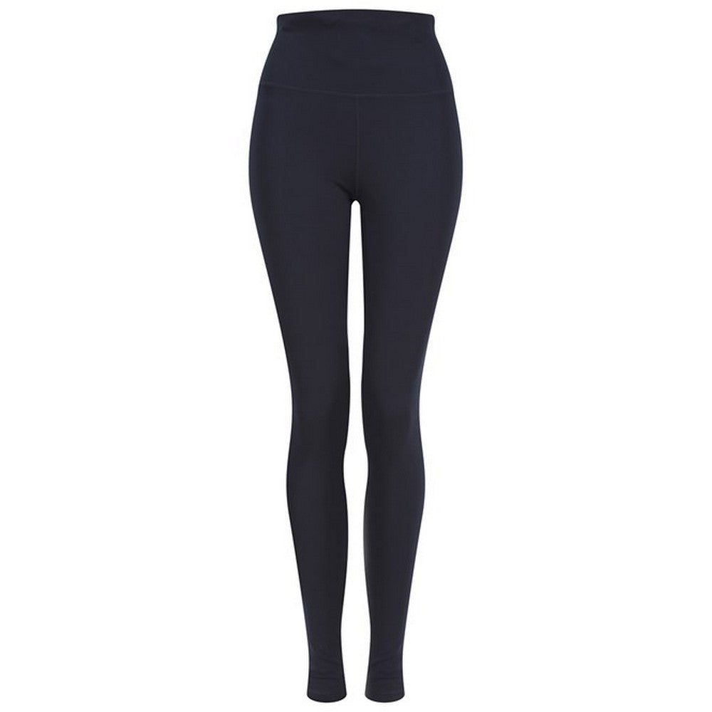 Navy - Front - Finden & Hales Womens-Ladies Team Leggings