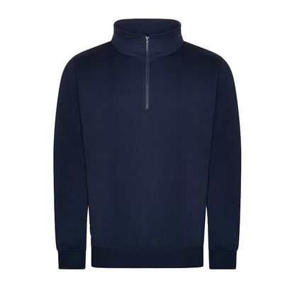 Navy - Front - PRO RTX Mens Quarter Zip Sweatshirt