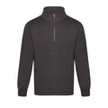 Charcoal - Front - PRO RTX Mens Quarter Zip Sweatshirt