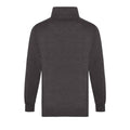 Charcoal - Back - PRO RTX Mens Quarter Zip Sweatshirt