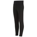 Black - Side - Finden & Hales Childrens-Kids Team Leggings