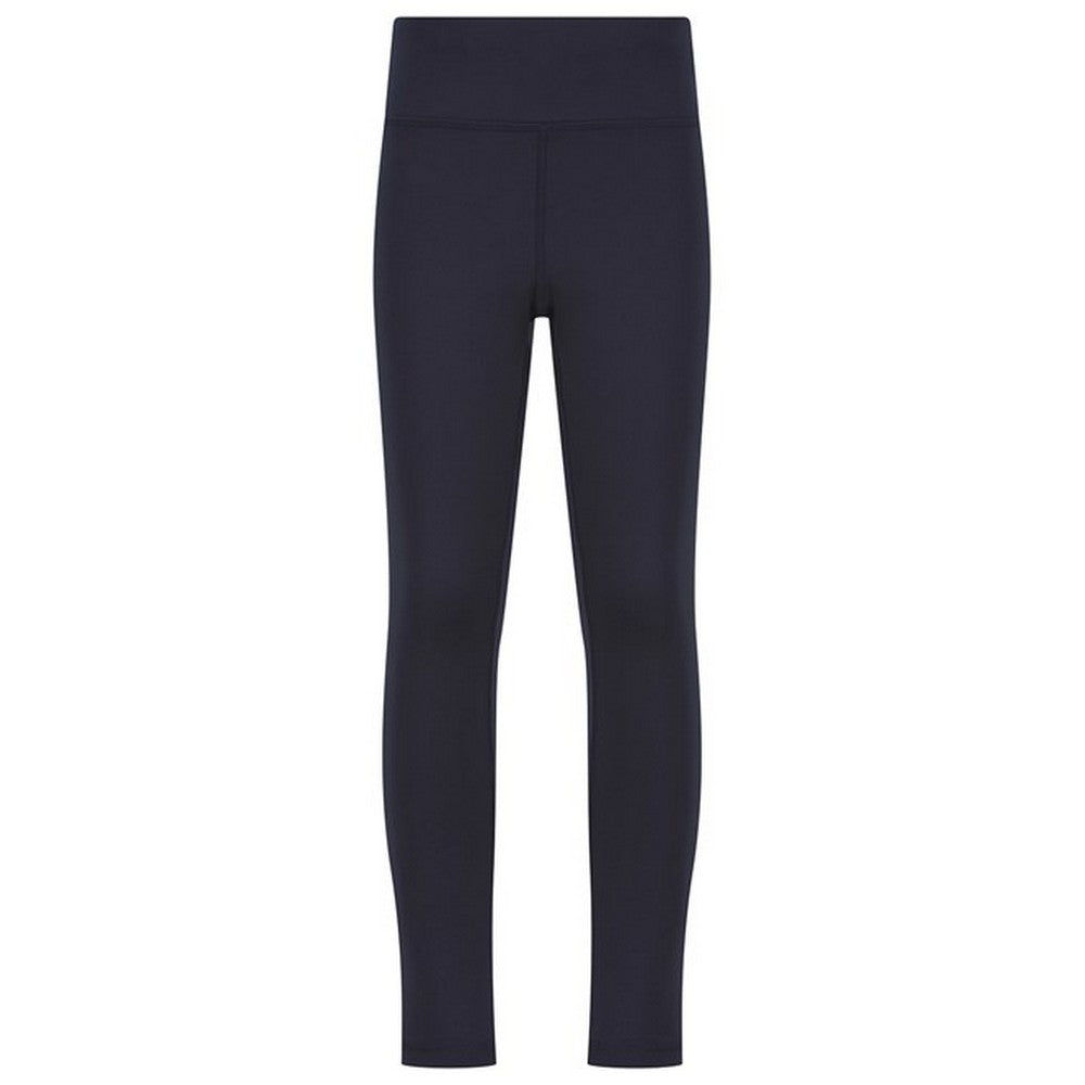 Navy - Front - Finden & Hales Childrens-Kids Team Leggings