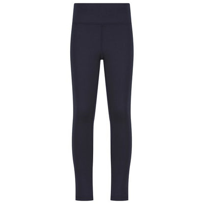 Navy - Front - Finden & Hales Childrens-Kids Team Leggings