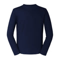 French Navy - Back - Russell Mens Classic Long-Sleeved T-Shirt