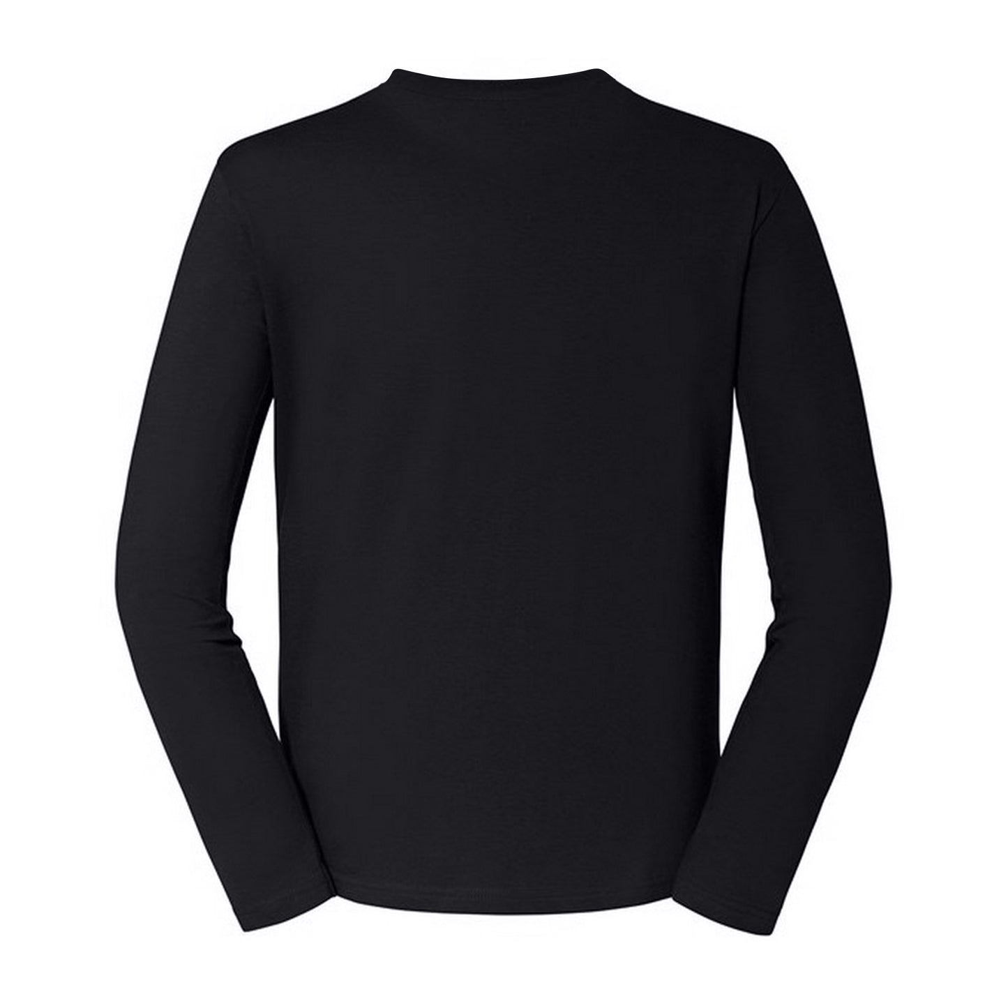Black - Back - Russell Mens Classic Long-Sleeved T-Shirt