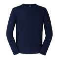 French Navy - Front - Russell Mens Classic Long-Sleeved T-Shirt