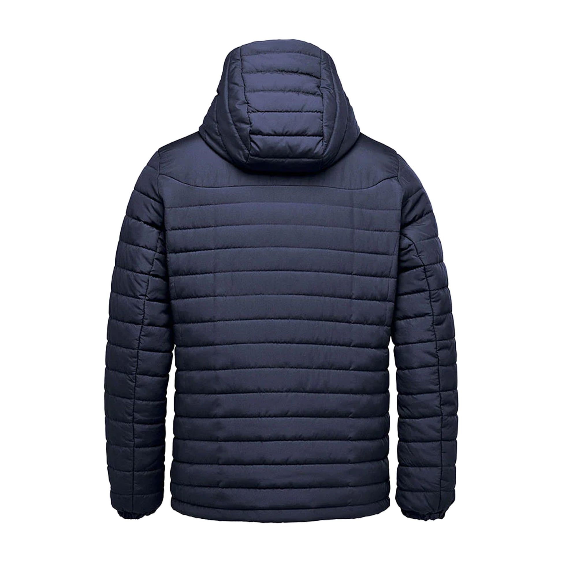 Navy - Back - Stormtech Mens Nautilus Quilted Hooded Jacket