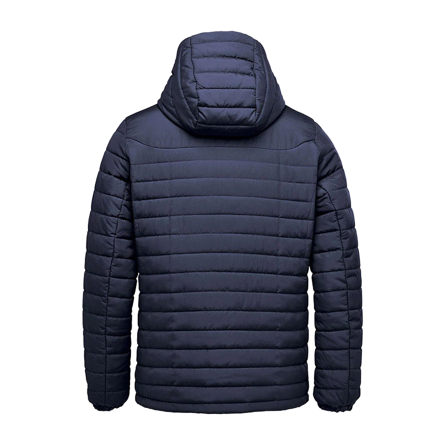 Navy - Back - Stormtech Mens Nautilus Quilted Hooded Jacket