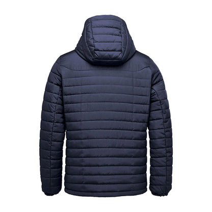 Navy - Back - Stormtech Mens Nautilus Quilted Hooded Jacket