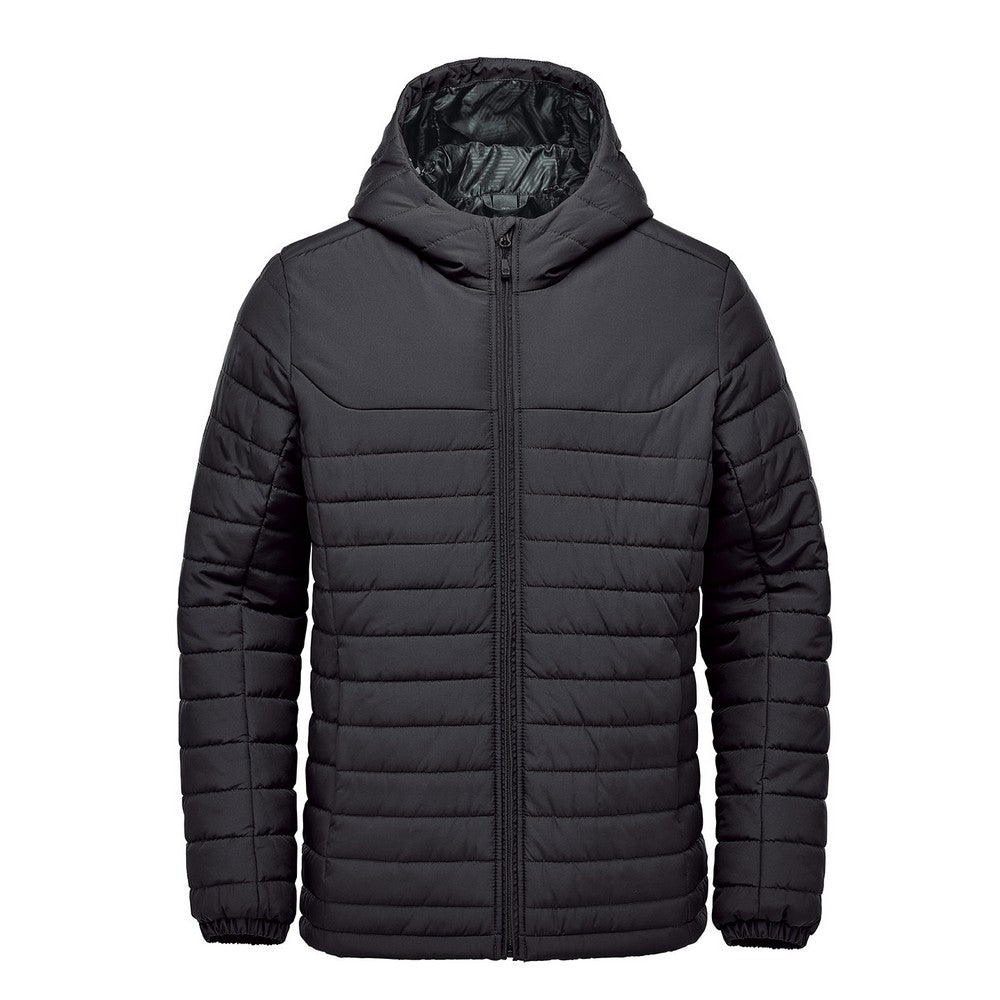 Black - Front - Stormtech Mens Nautilus Quilted Hooded Jacket