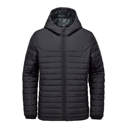 Black - Front - Stormtech Mens Nautilus Quilted Hooded Jacket