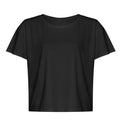 Jet Black - Front - Awdis Womens-Ladies Open Back T-Shirt