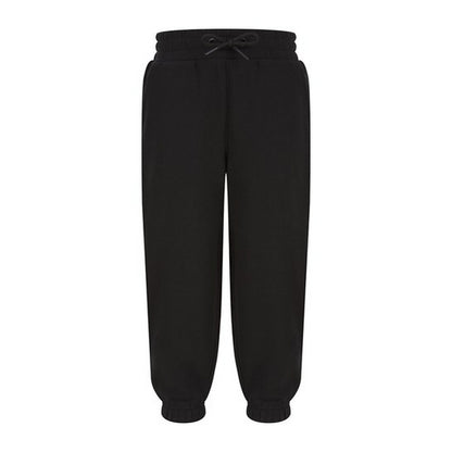 Black - Front - Skinni Fit Childrens-Kids Jogging Bottoms