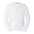 White - Front - Russell Mens Classic Long-Sleeved T-Shirt