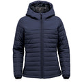 Navy - Front - Stormtech Womens-Ladies Nautilus Quilted Hooded Jacket