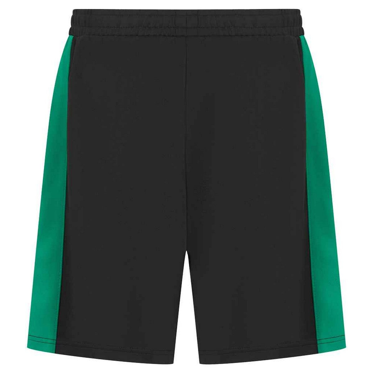 Black-Emerald - Back - Finden & Hales Mens Knitted Pocket Shorts