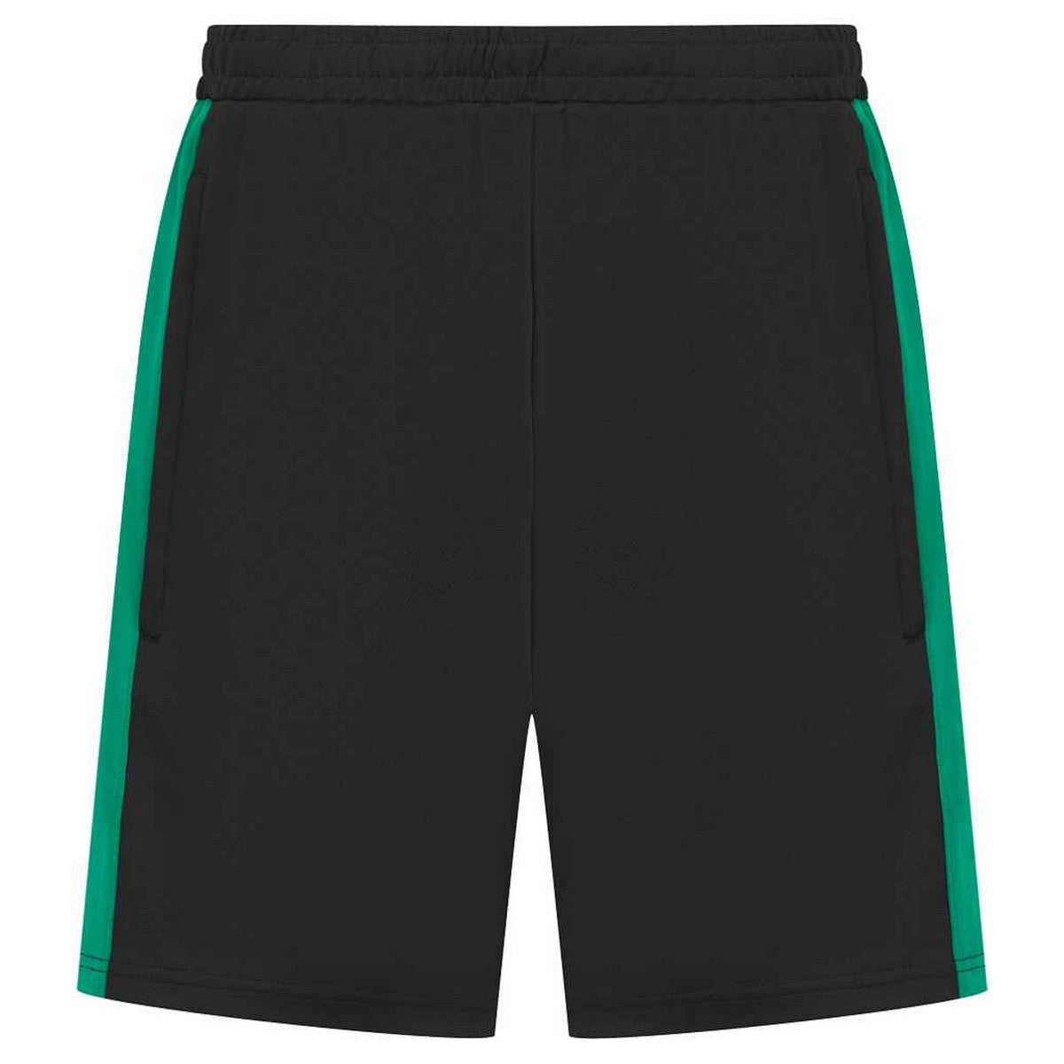 Black-Emerald - Front - Finden & Hales Mens Knitted Pocket Shorts