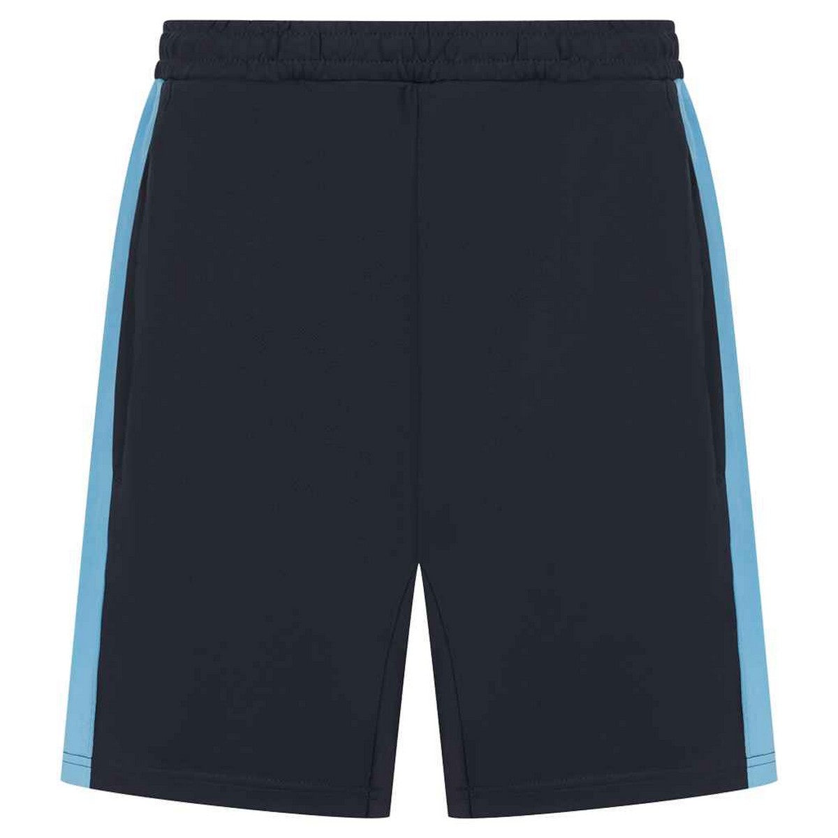 Navy-Sky - Front - Finden & Hales Mens Knitted Pocket Shorts