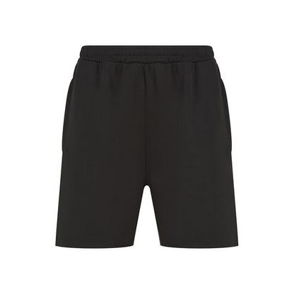 Black - Front - Finden & Hales Mens Knitted Pocket Shorts