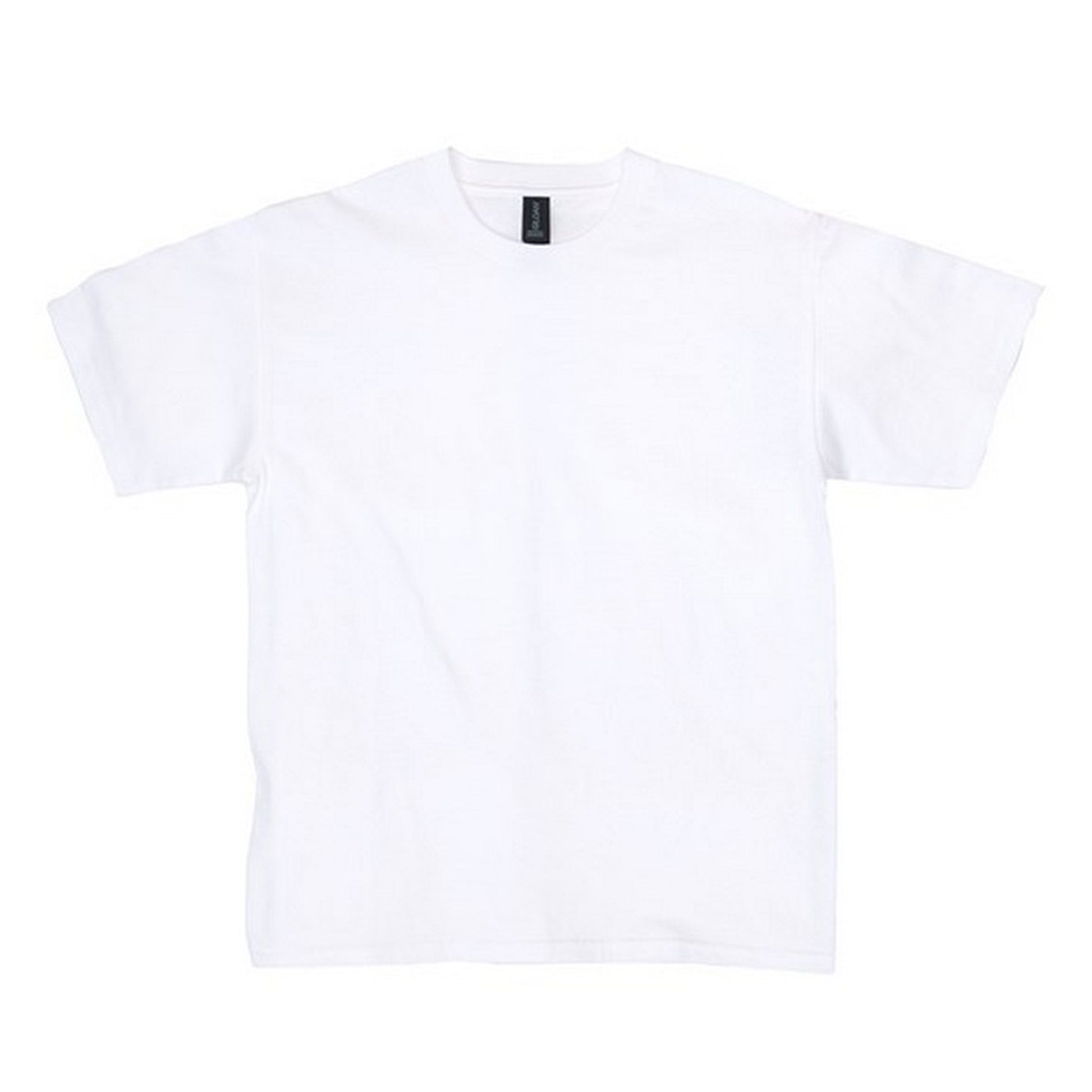 White - Front - Gildan Childrens-Kids Midweight T-Shirt